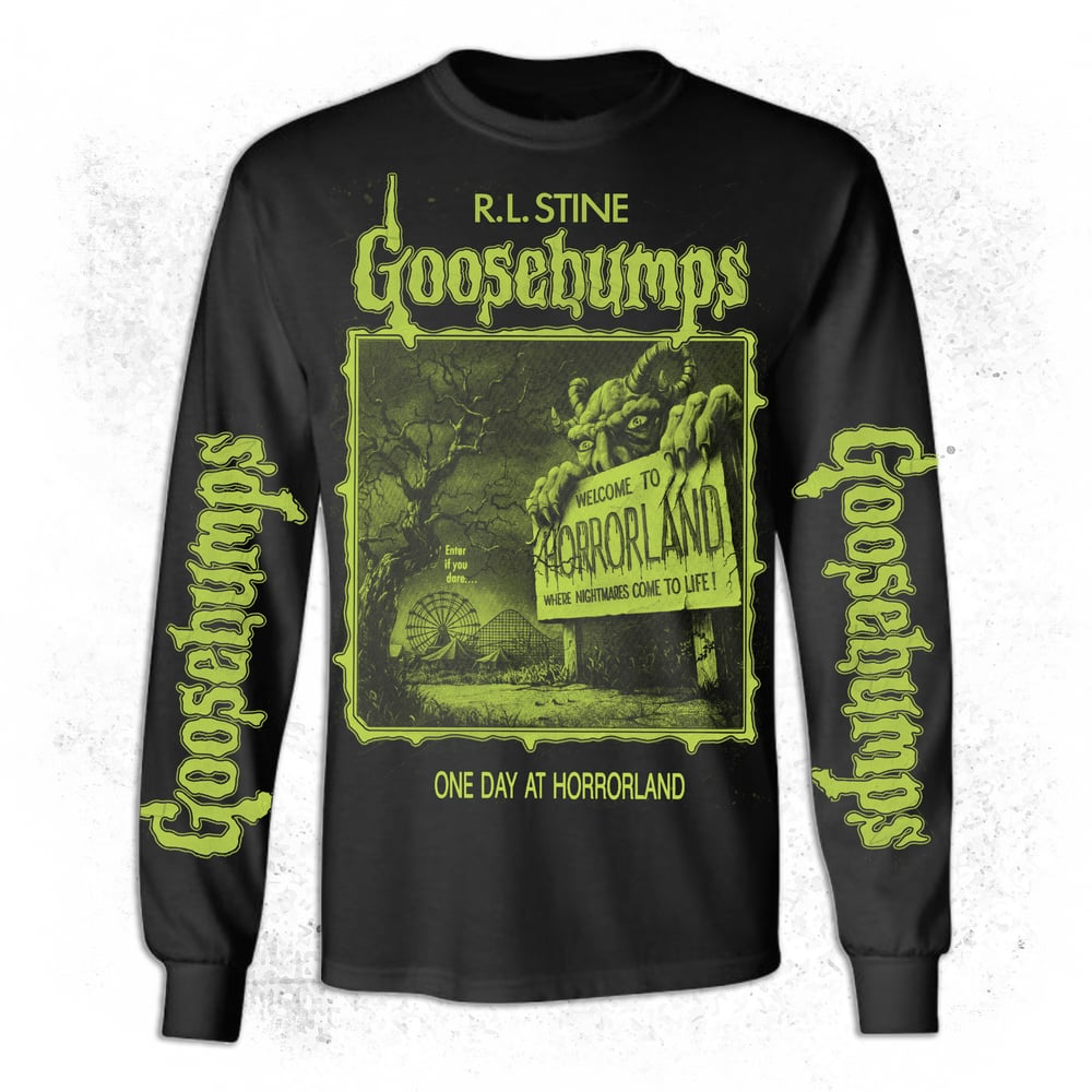 Image of Slime Green Horrorland Longsleeve Shirt