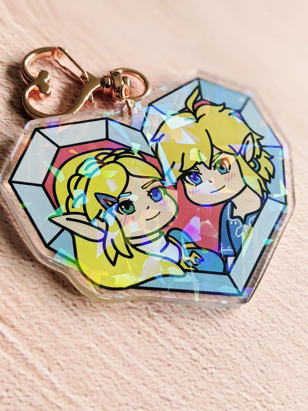 Image of LoZ Heart Container Keychain