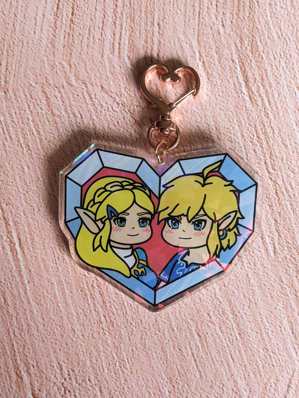Image of LoZ Heart Container Keychain