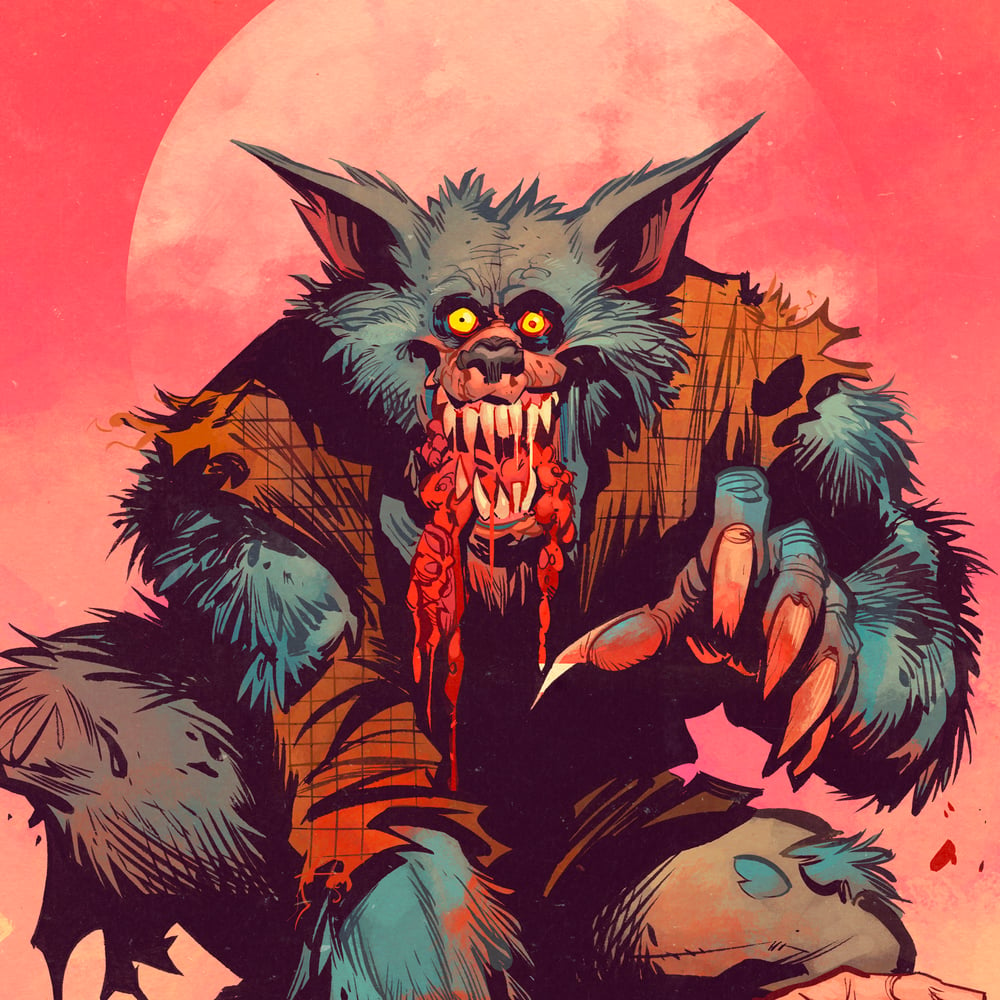 Image of Werewolf Print
