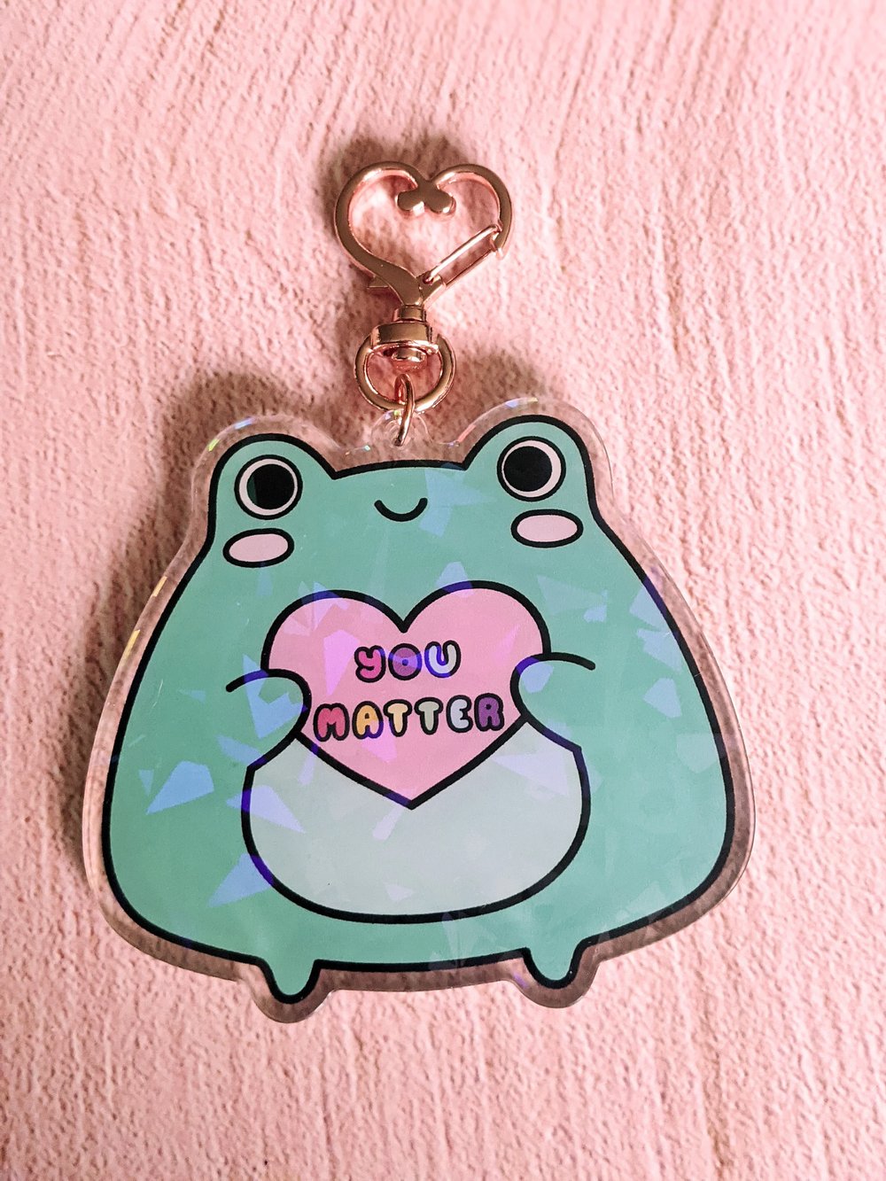 Image of You Matter Frog Keychain