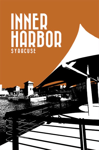 Image of inner harbor neighborhood print