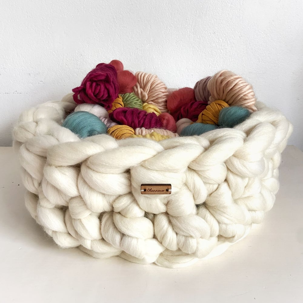 Image of Chunky crocheted Basket 