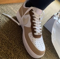 Image 4 of NIKE AIR FORCE BEIGE CAPPUCCINO