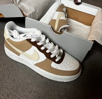 Image 2 of NIKE AIR FORCE BEIGE CAPPUCCINO