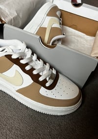 Image 3 of NIKE AIR FORCE BEIGE CAPPUCCINO