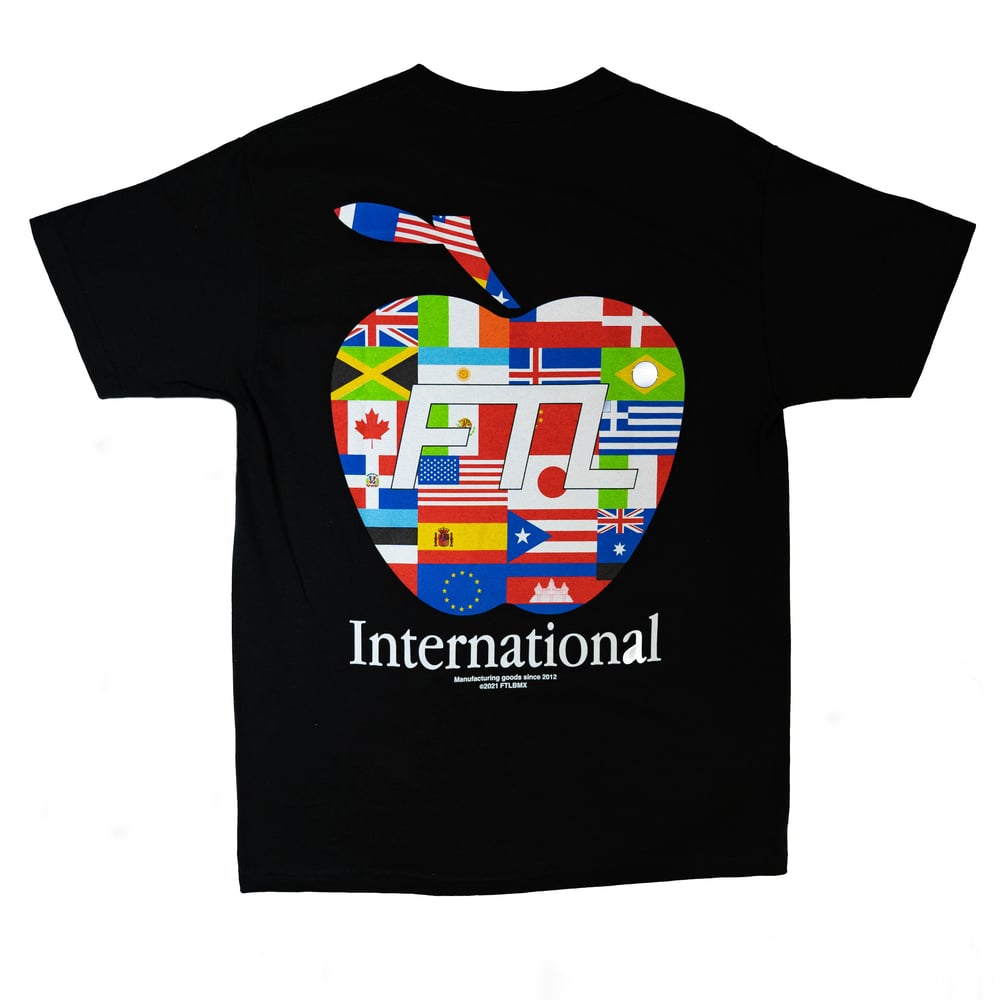 Image of FTL International Tee 2022 (Black)