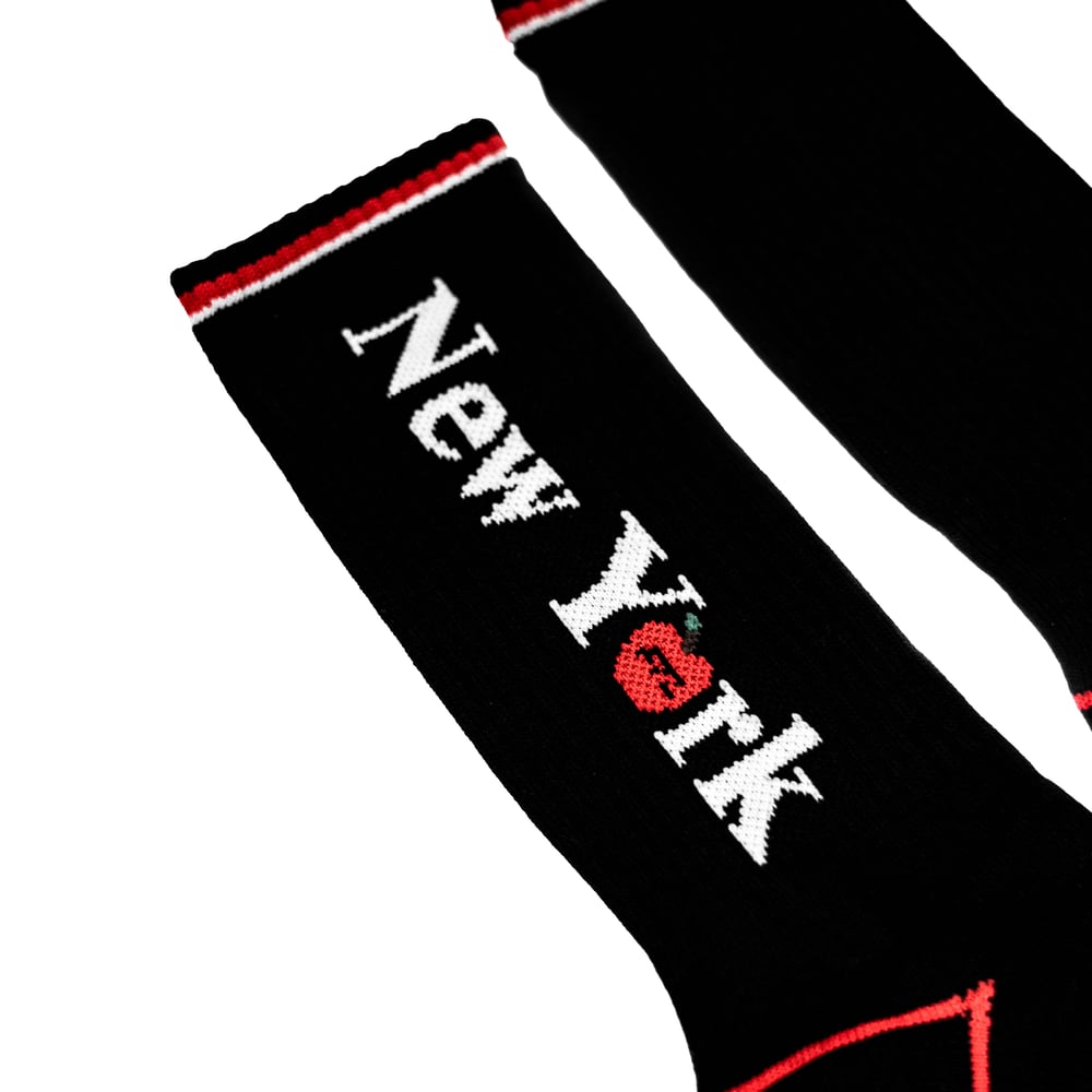 Image of New York Socks (Black)