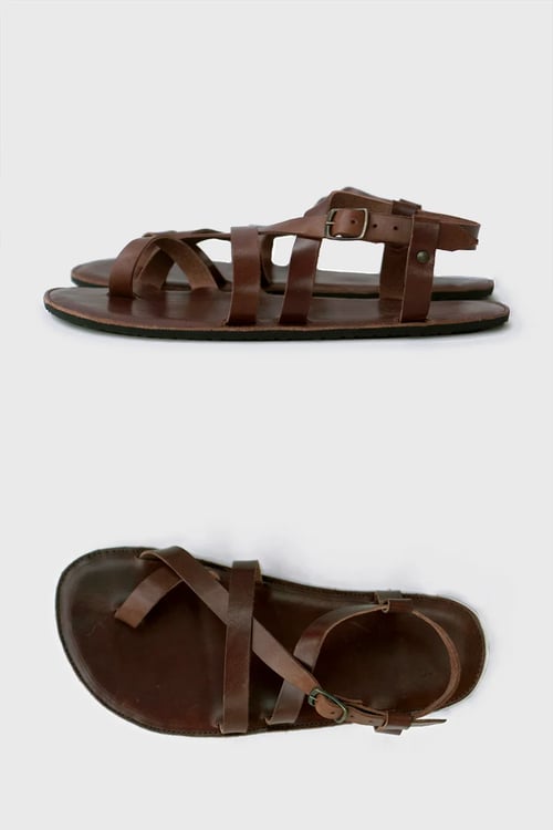 Image of Aventuras - Adjustable Sandals in Brown - Ready to ship