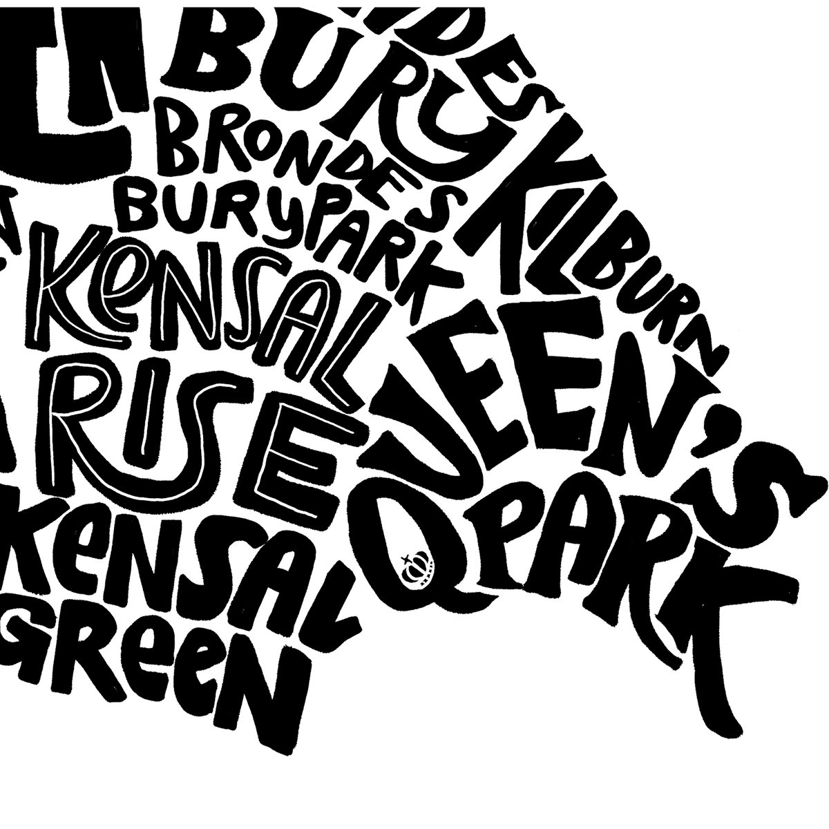 London Borough of Brent Districts Type Map Me On The Map