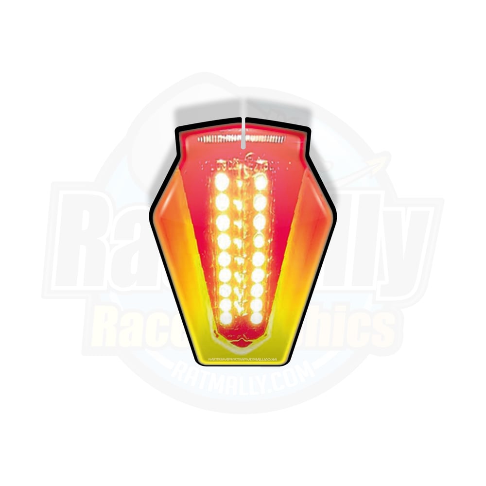 Image of Suzuki GSX-R 1000R 2017 Tail Brake Light Sticker