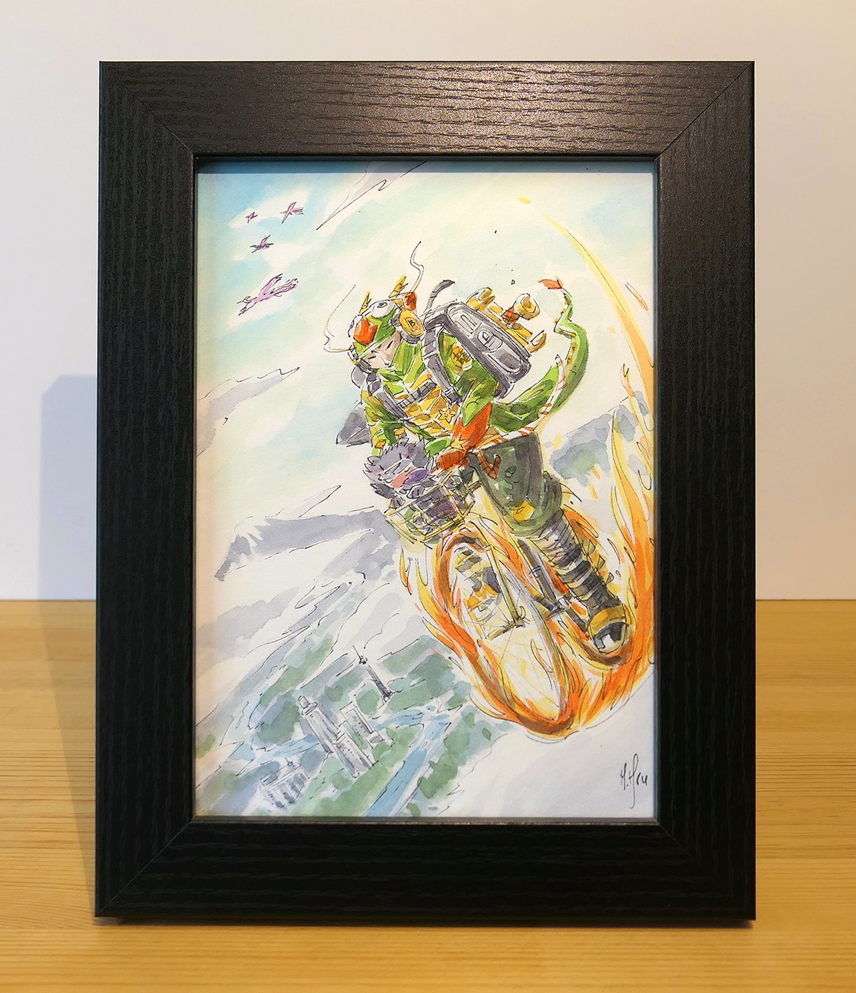 Dragon Boy "Wheels of Wind and Fire" 1/1 Painting | DCon 2022