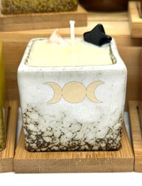 Image 7 of Mother Maiden Crone Pottery Candle