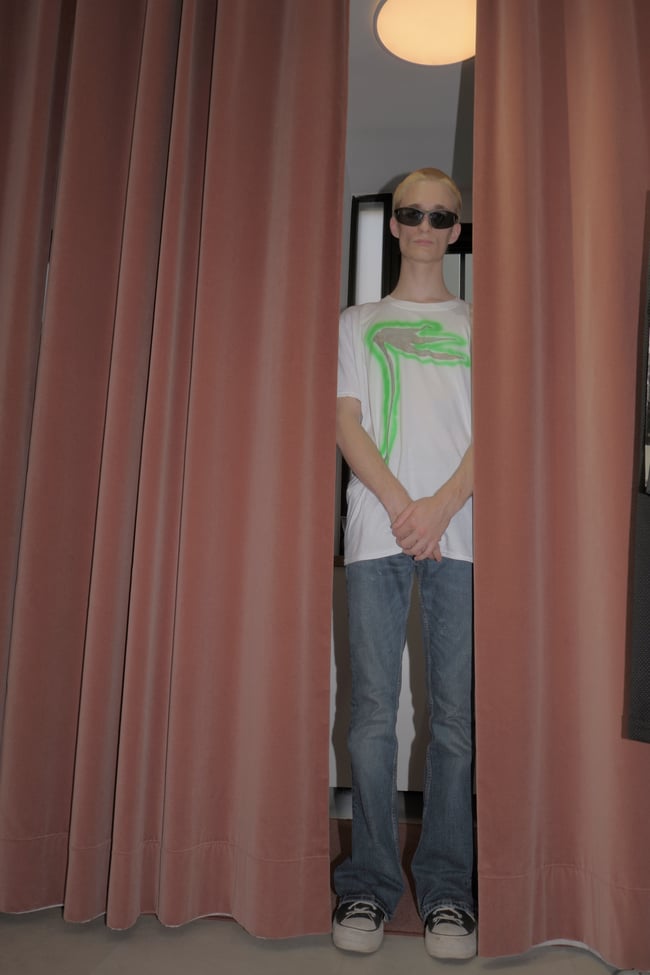 green airbrush t-shirt