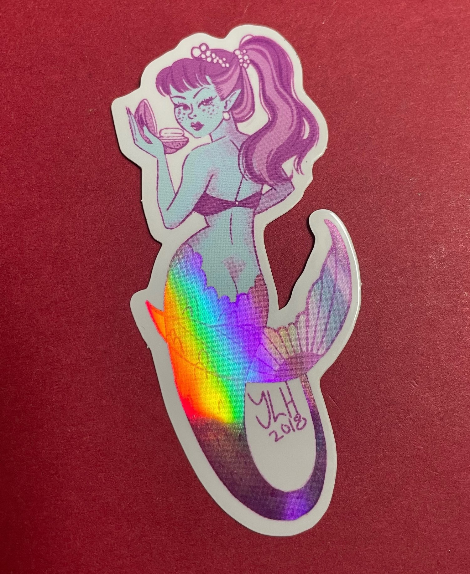 Holographic Mermaid Sticker