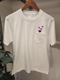 Image 2 of MINI HEARTS T-SHIRT WHITE