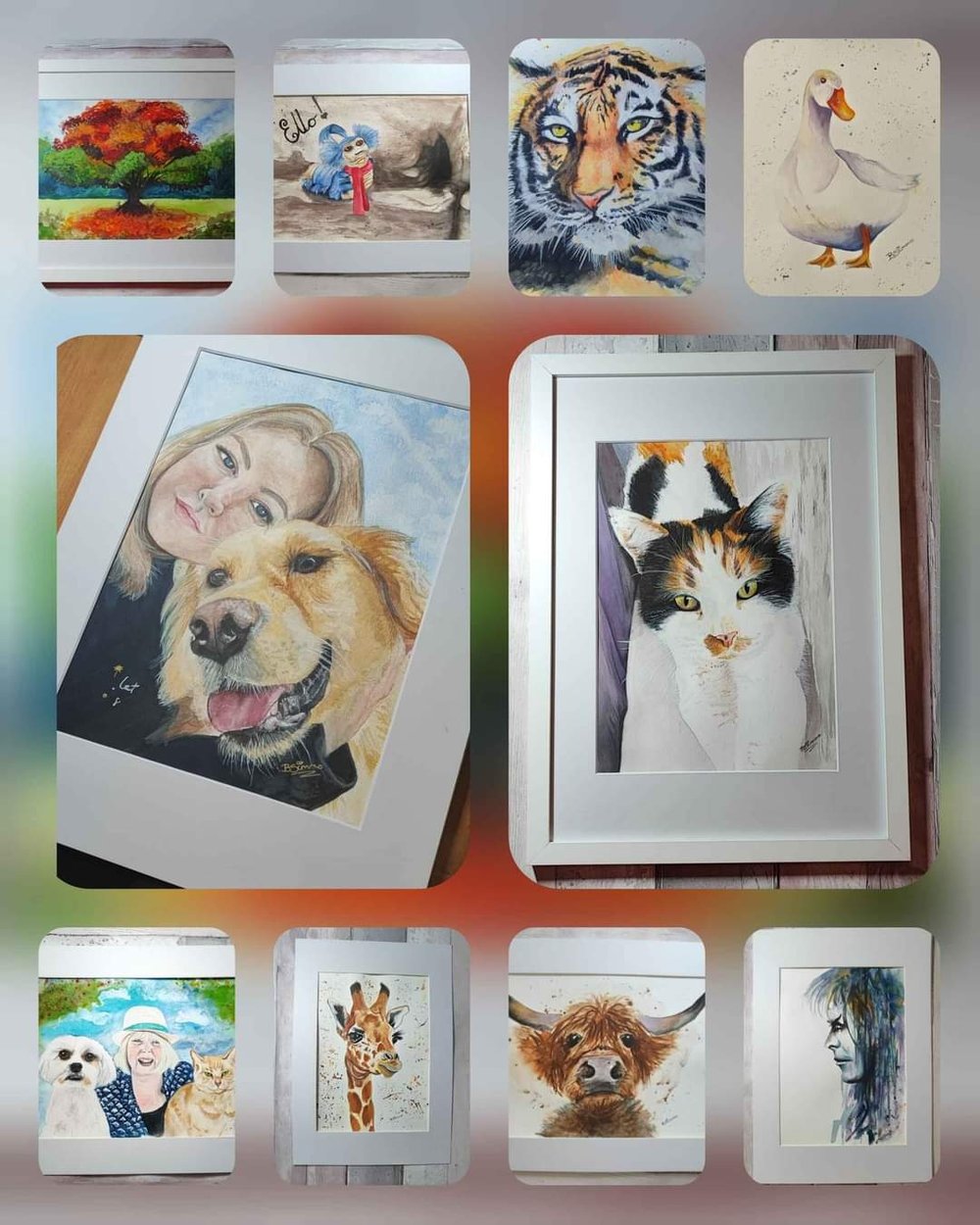 Image of Commissioned Watercolour Paintings