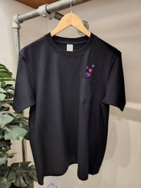 Image 1 of MINI HEARTS T-SHIRT BLACK