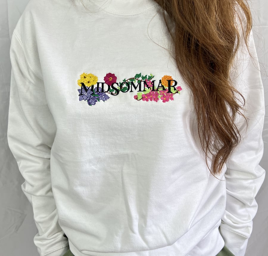 Image of MIDSOMMAR CREWNECK WHITE 