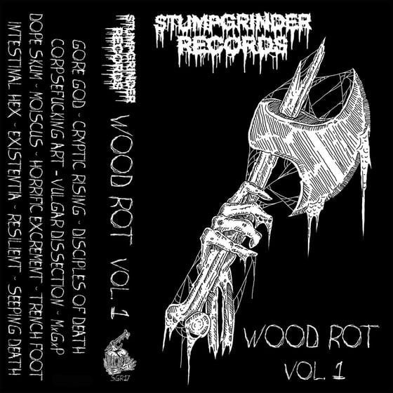 Image of Stump Grinder Records: Wood Rot Vol. 1 - V/A Cassette