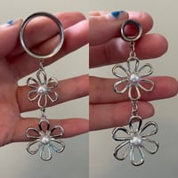 Tunnel Pearl Flower Dangles (sizes 4g-2")