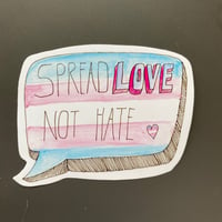 Image 2 of Trans Positive Vinyl Stickers
