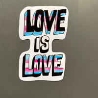 Image 5 of Trans Positive Vinyl Stickers