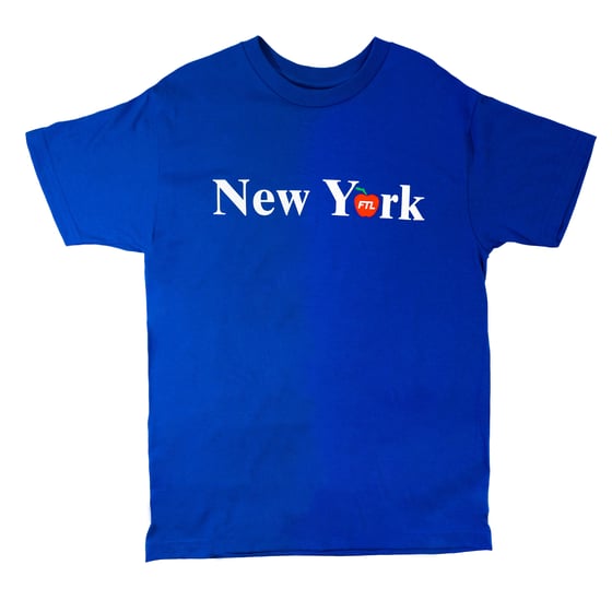 Image of New York Apple Tee (Royal)