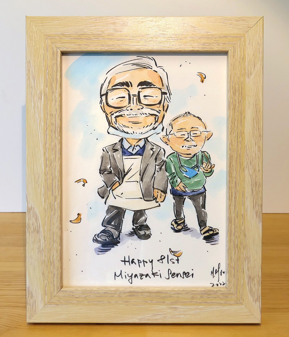 Hayao and Toshio 1/1 Painting | SDCC 2022