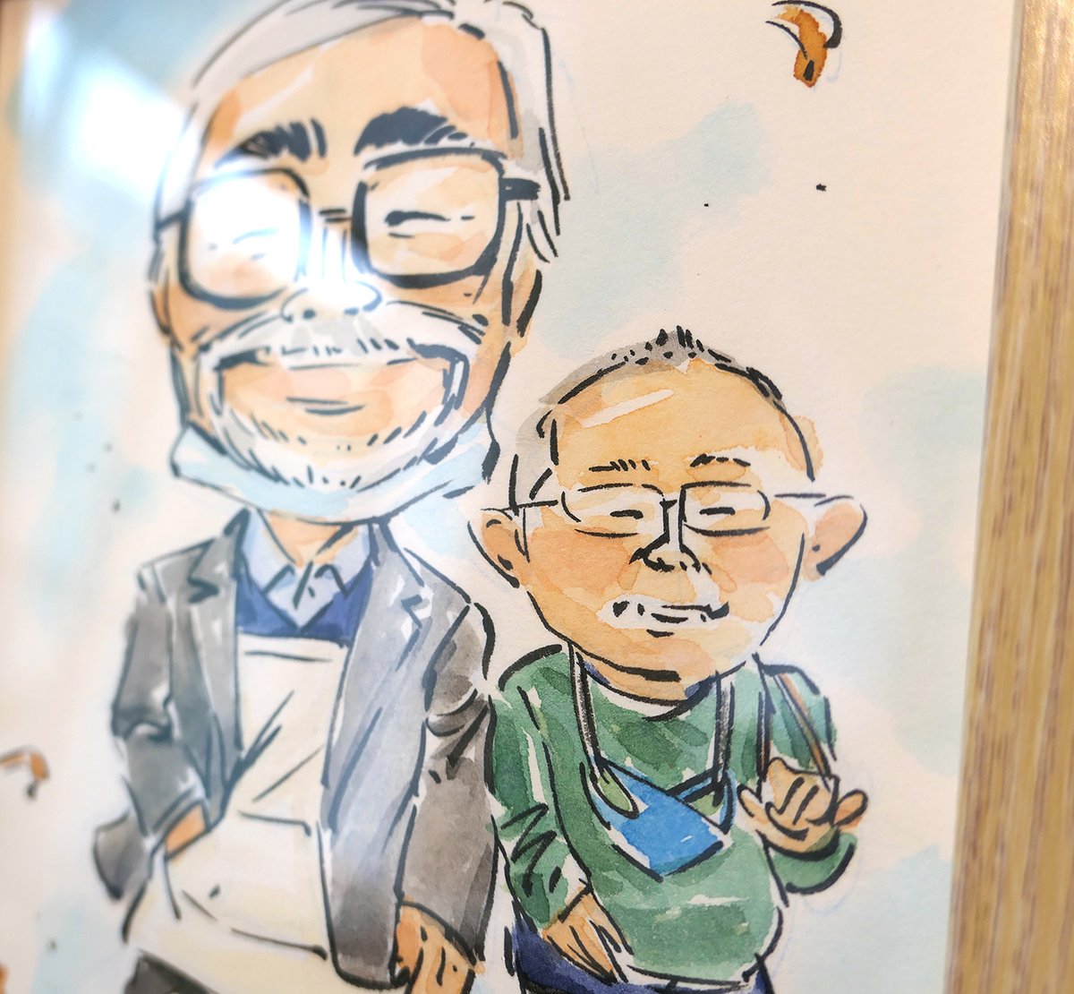 Hayao and Toshio 1/1 Painting