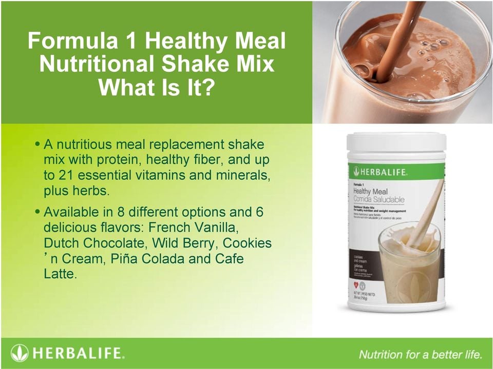 Formula 1 Healthy Meal Nutritional Shake Mix: 750 g