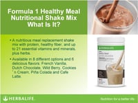 Image 3 of Formula 1 Healthy Meal Nutritional Shake Mix: 750 g