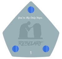 Image 2 of "Only Hope" Leia Large Hard enamel pin preorder