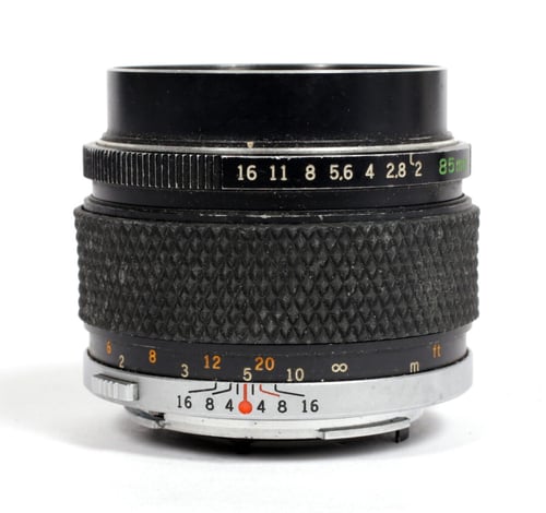 Image of Olympus Zuiko Auto T 85mm F2 lens