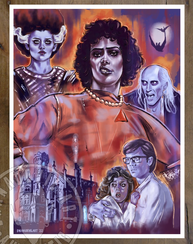 Image of The Rocky Horror Picture Show LIMITED EDITION Art Prints (9 x 12 in.)