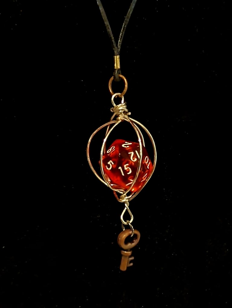 Let it roll! -mini dice necklaces Image 3