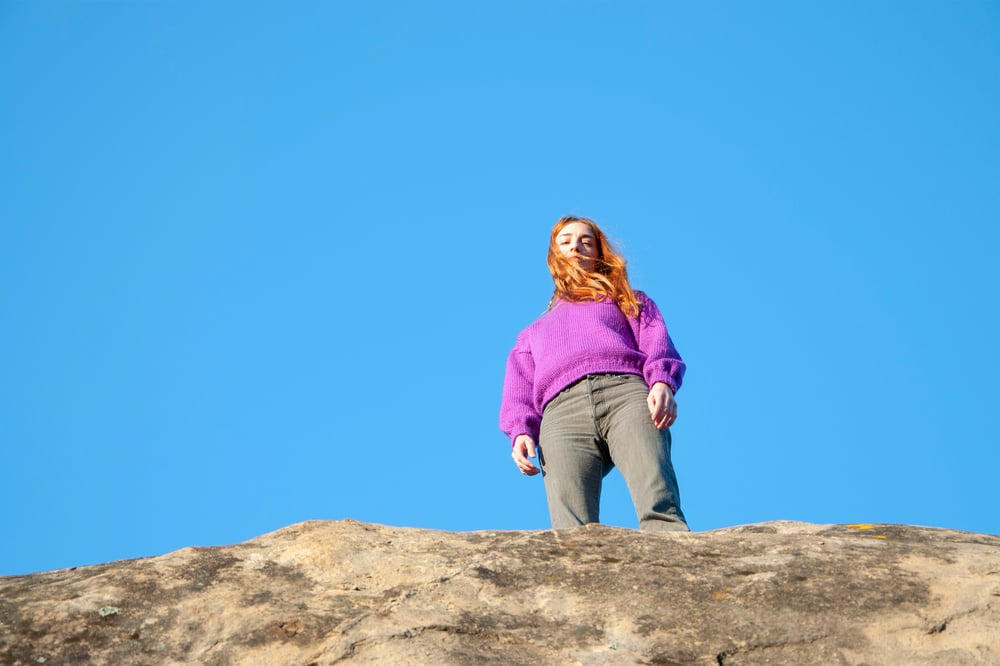 Purple Sweater