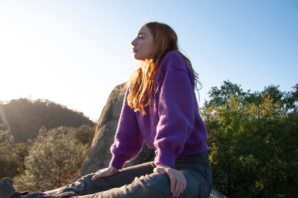 Purple Sweater