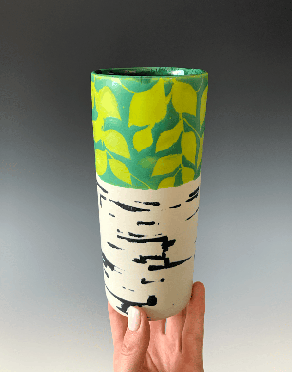 Image of Birch Tree Vase (7" height)