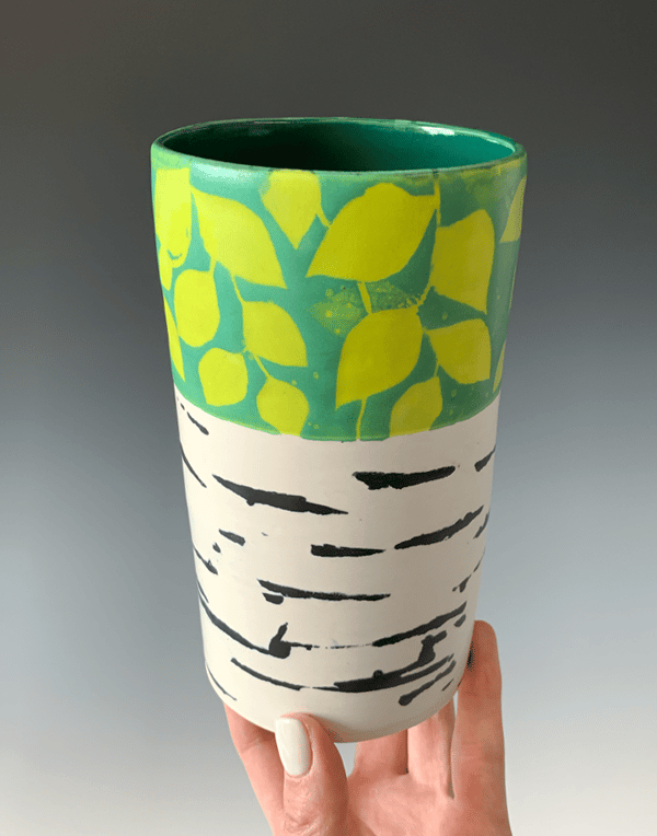 Image of Birch Tree Vase (6.5" height)
