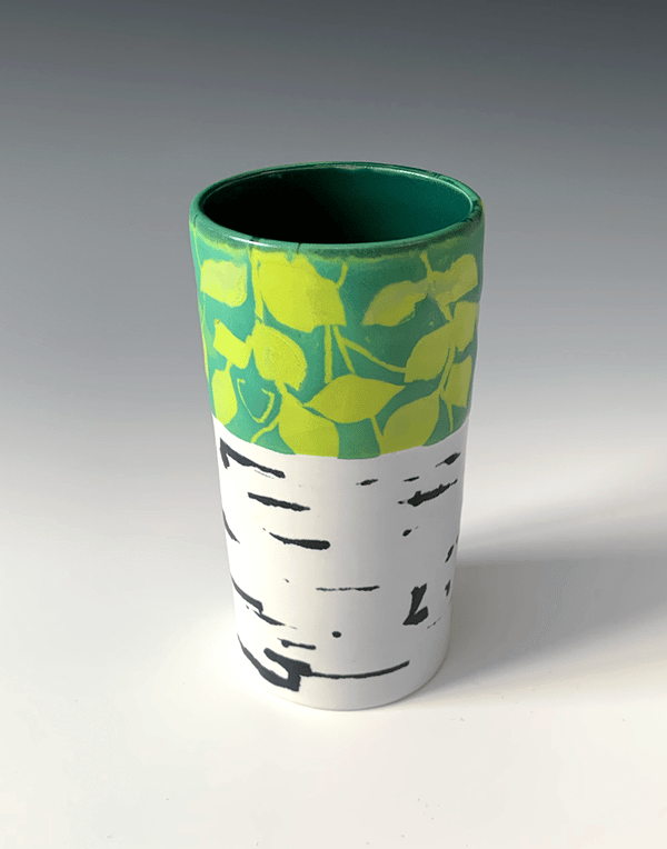 Image of Birch Tree Vase (6" height)