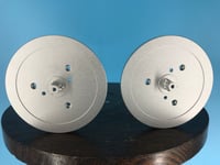 Image 1 of Burlington Recording Trident Aluminum Turntable Plates for Studer/ Revox A77/B77/TR99 (PAIR)