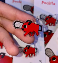 Image 1 of Pochita Acrylic pin