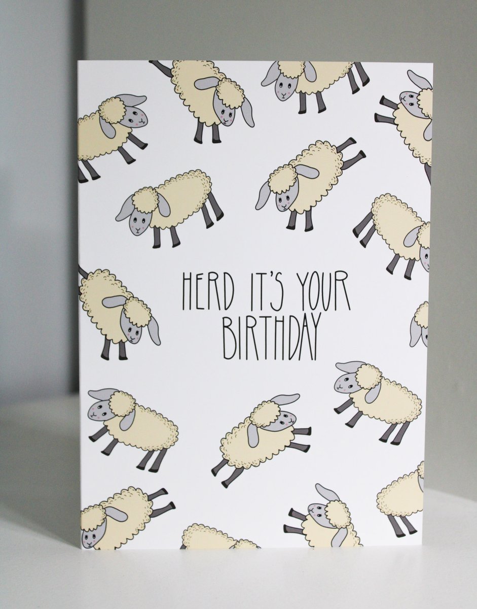 Herd Birthday Card | Scribbles and Doodlez