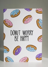 Donut Worry Card