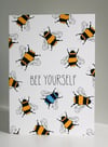 Bee Yourself Card