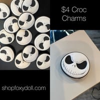 Image 2 of Jack face croc charm