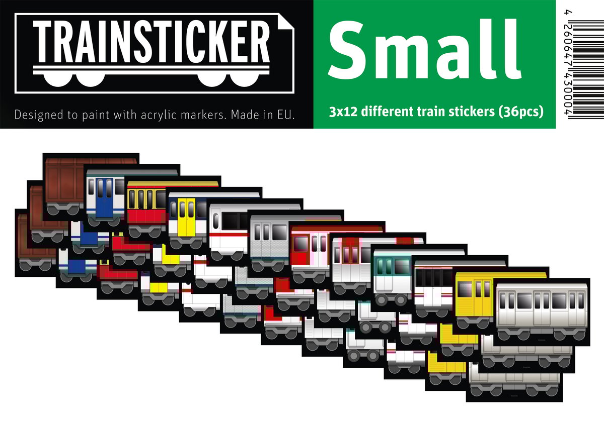 Trainsticker Set S (small)
