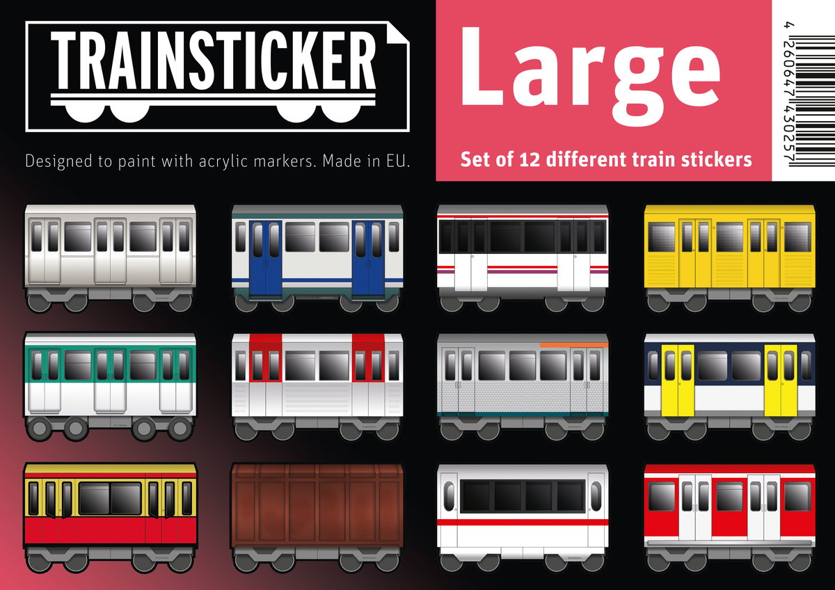 Trainsticker Set L (Large)