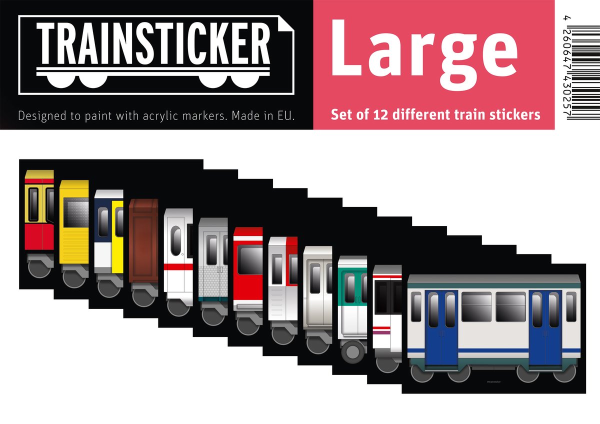 Trainsticker Set L (Large)